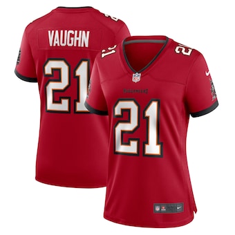 womens nike keshawn vaughn red tampa bay buccaneers player j